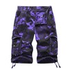 DGWZ Mens Cargo Shorts Multi Pockets Twill Cotton Relaxed Fit
