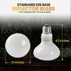 CALPALMY (4-Pack 100W Reptile Heat Lamp Bulbs - UVA Daylight