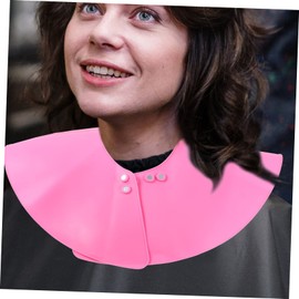 FOMIYES Hair Dye Cape Tint Hair Foil Dressers Hairdressing Accessories Braiding Hairdressing Cape Barber Cape for Unisex Hair Cutting Cape Hairdressing Neck Wrap Pink