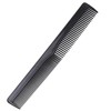Black Plastic Head Narrow Fine Teeth Hair Comb Beauty Tool,