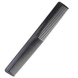 Black Plastic Head Narrow Fine Teeth Hair Comb Beauty Tool, Lightweight and Portable Design,Hair Combs Styling Tools and Appliances