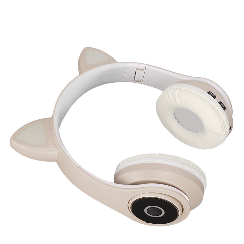 LXB39A Cat Ear Bluetooth Headset Cute Adjustable Bass Portable Wireless