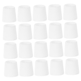 Baluue 50pcs Plastic Toothpaste Caps Caps for Travel Home Use Versatile for Toothpaste Ointments Elegant Design with Tight Seal No Easy Dispensing