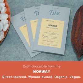 Fjak - Single-Origin - Norwegian Chocolate Bundles (Uganda 100%, 3 Pack)
