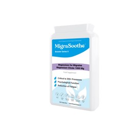 Magnesium MigraSoothe Boooster II - Supera absorbable Magnesium to Support Migraine Relief in conjuntion with MigraSoothe Riboflavin Products (120)