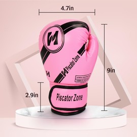 Piscatorzone Boxing Training Gloves Punching Bag Gloves for Women, Professional Shockproof Gloves for Training Playing Muay Thai, Sparring, Fighting Kickboxing