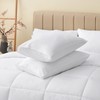 CozyLux Twin XL Comforter Set White, 5 Pieces Twin Extra