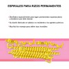 STYLIST Espiral Amarillo Para Rizos Permanentes Paquete Con 24 Pzas