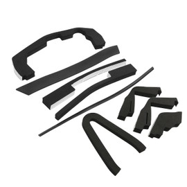 ECOTRIC Front Engine Hood Cover Foam Seal Kit Plastic Compatible with John deere 4500 4600 4700 Tractors Replacement for LVU10463 LVU10461 LVU10458 LVU10458 LVU13713