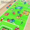 Table Curling Ball Portable Interactive Puzzle Multiplayer Plastic Steel Nonwoven