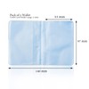 Plastic Wallet Insert Credit Card Holder Transparent (6 page 12