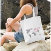 Autiga® Jute Bag World Map Watercolour World Map Cotton Bag