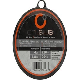 Celsius Cold Weather Monofilament CWL-4 Fishing Line 220 yd/4 Lb,Blue
