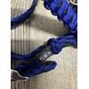 black and blue pony bitless bridle horse tack side pull