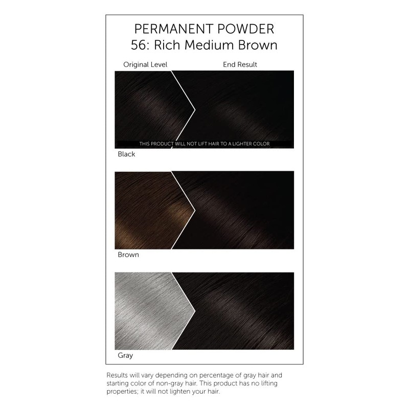 #56 Rich Medium Brown Bigen Permanent Powder - 6 Pack