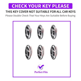 QBUC 2PCS for Hyundai Ioniq 6 Key Fob Cover,Silicone Key Case with Keychain Compatible with Hyundai Grandeur GN7 Kona Elantra Sonata Santa Fe Tucson 2025 2024 2023,4/5/7Buttons Smart Key(Black+Black)