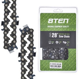 8TEN 28 Inch Chainsaw Chain for Stihl 041 044 MS461 MS460 .050 Gauge 3/8 Pitch 91 Drive Links Semi Chisel Skip Tooth