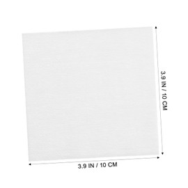 GANAZONO 100pcs Plain Gauze Makeup Removal Pads Non-woven Face Cleaning Pads 10x10cm Skin-friendly