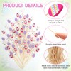 100 Pcs Easter Toothpicks, 4.72 Inch Easter Cocktail Picks for