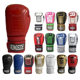 Ringside Apex Flash Sparring Gloves, IMF-Tech Synthetic Boxing Gloves with Secure Wrist Support, Ideal for Men and Women, Red and Red, 16 oz