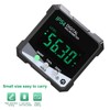 Mingzhe IP54 4*90° Portable Digital Inclinometer LCD Backlight Digital Protractor