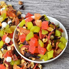 Chinese Fashion Fruit Tea 250g (0.55LB) Flavored Tea Flower Tea Herbal Tea Scented Tea Flower Tea Botanical Tea Herbs Tea Green Tea Raw Tea Green Food Flowers Tea Health Tea Chinese Tea