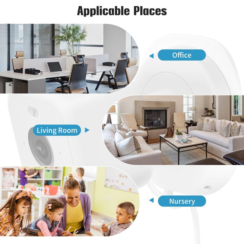 3 Pack Blink Adhesive Wall Mount Bracket for Blink Outdoor