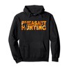Pheasant Hunter Orange Camouflage Pheasant Hunting Pullover Hoodie
