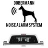 Siviwonder Dobermann Kupiert Noise Alarm System Car Sticker Dog Film