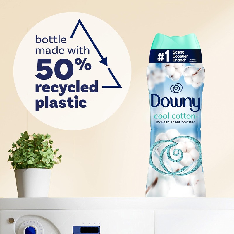 Downy Downy In-Wash Laundry Scent Booster Beads, Cool Cotton, 24