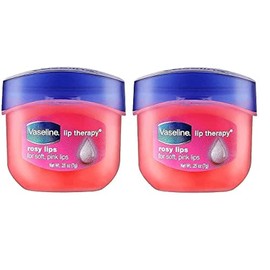 Vaseline Mini Lip Therapy Lip Balm, Rosy Lips | Intensive Lip Repair Treatment for Cracked, Dry and Chapped Lips | Mini Travel Size 7 grams (Pack of 2)