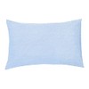 100% Brushed Cotton Soft Flannelette Pillowcase Pillow Cover (Sky Blue)