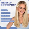 HAIRCUBE 13x6 HD Transparent Lace Front Wig, Ombre Blonde Hightlight