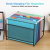 MaxGear Hanging File Organizer, Letter Size File Holder Filing Box,
