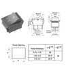 KCD4 Boat Rocker Switch 4 Pin 2 Position Rocker Toggle