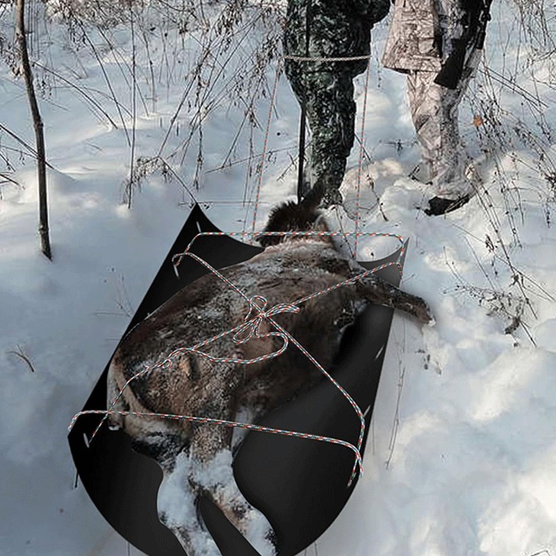 Deer Drag Sleds Multi Purpose Portable Tear Resistant Thickened Snow