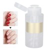 300ml Push Pump Dispenser Bottle, Multi Purpose Nail Remover Lotion