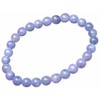 56442 Tanzanite 6mm AAA Bracelet with 6cm Inner Diameter Pouch