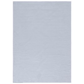 SAFAVIEH Washable Rug Faux Rabbit Fur Shag Collection - 3' x 5', Light Grey, Slip Resistant & Easy Cleaning, Ideal for Living Room, Bedroom, Nursery, Boys & Girls Kids Playroom, Dining Space (FRF976F)