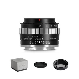 TTArtisan 23mm F1.4 APS-C Manual Focus Camera Lens for Sony E-Mount A5000 A5100 A6000 A6100 A6300 A6400 A6500 A6600 NEX-3 NEX-3N NEX-3R NEX-5T NEX-5R NEX-5 A7IV A7R5 A7S A9 II A1
