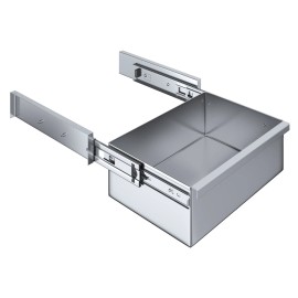 Unbranded Stainless Steel Table Drawer - 15 in. Wide x 10 in. Long x 5 in. High