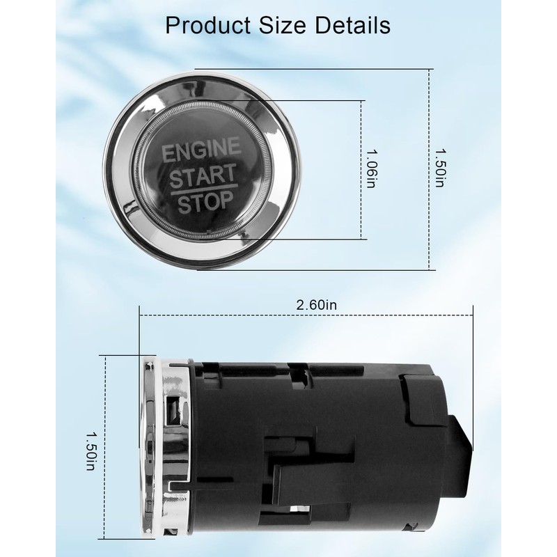 Ignition Starter Switch Fit for Honda Pilot 2016-2019 Ridgeline 2017-2019