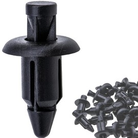 Alrens 35 Pieces Plastic Rivet Bicycle Fairing Trim Rivet Clips Fasteners Motorcycle Screw Coil Speed Fastener Clip Nut Black 6 mm Hole with Honda / Compatible with Yamaha / with Suzuki