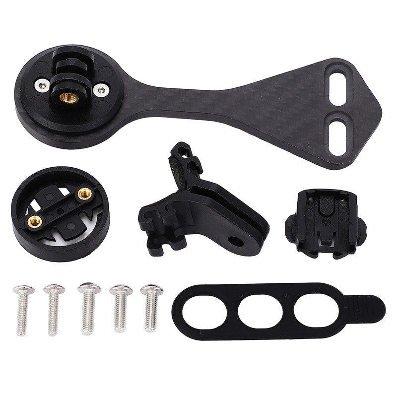 Bike Computer Mount Holder Carbon Fiber Bicycle Computer Extended Holder