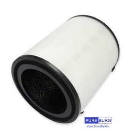 PUREBURG LV-H133-RF Replacement Filter Compatible with Levoit LV-H133 Air Purifier, H13 HEPA Activated Carbon 2-in-1 3-Stage Filtration Air Clean Dust VOCs