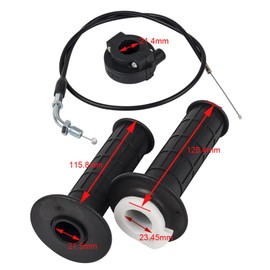 Beehive Filter THROTTLE ACCELERATOR GRIP/ TWIST CABLE for Pit Dirt Bike Quad ATV 50cc 90cc 110cc 125cc 140cc 4-stroke Bikes