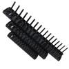 3PCS 1/4in 3/8in 1/2in Socket Holder Organizer Black Multifunctional Storage