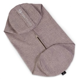 Yoga Studio Spare Organic Cotton Bolster Covers With Handle And Zipper (Two Toned - Purple)