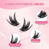 Sixstarhair Individual Lashes 80D DIY Eyelash Extensions Volume Cluster Lashes