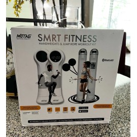 Motag Smrt Fitness Digital Tracking Handweights and Jump Rope Workout Kit